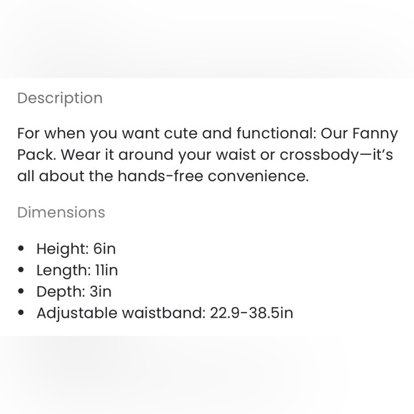 Stoney Clover Lane Classic Fanny Pack in mustard NWT - Picture 6 of 6